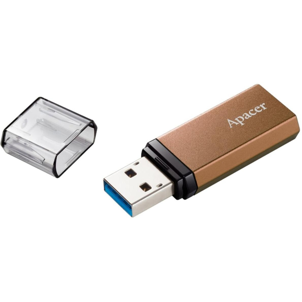 USB флеш накопичувач Apacer 32GB AH25C Classical Bronze USB 3.2 (AP32GAH25CJ-1) фото3
