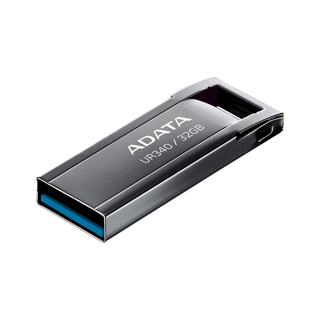 USB флеш накопичувач ADATA 32GB UR340 Black USB 3.2 (AROY-UR340-32GBK) фото2