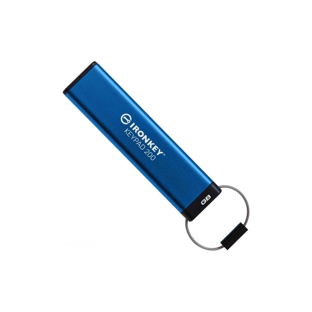 ≡ USB флеш накопичувач Kingston 128GB IronKey Keypad 200 Type-C