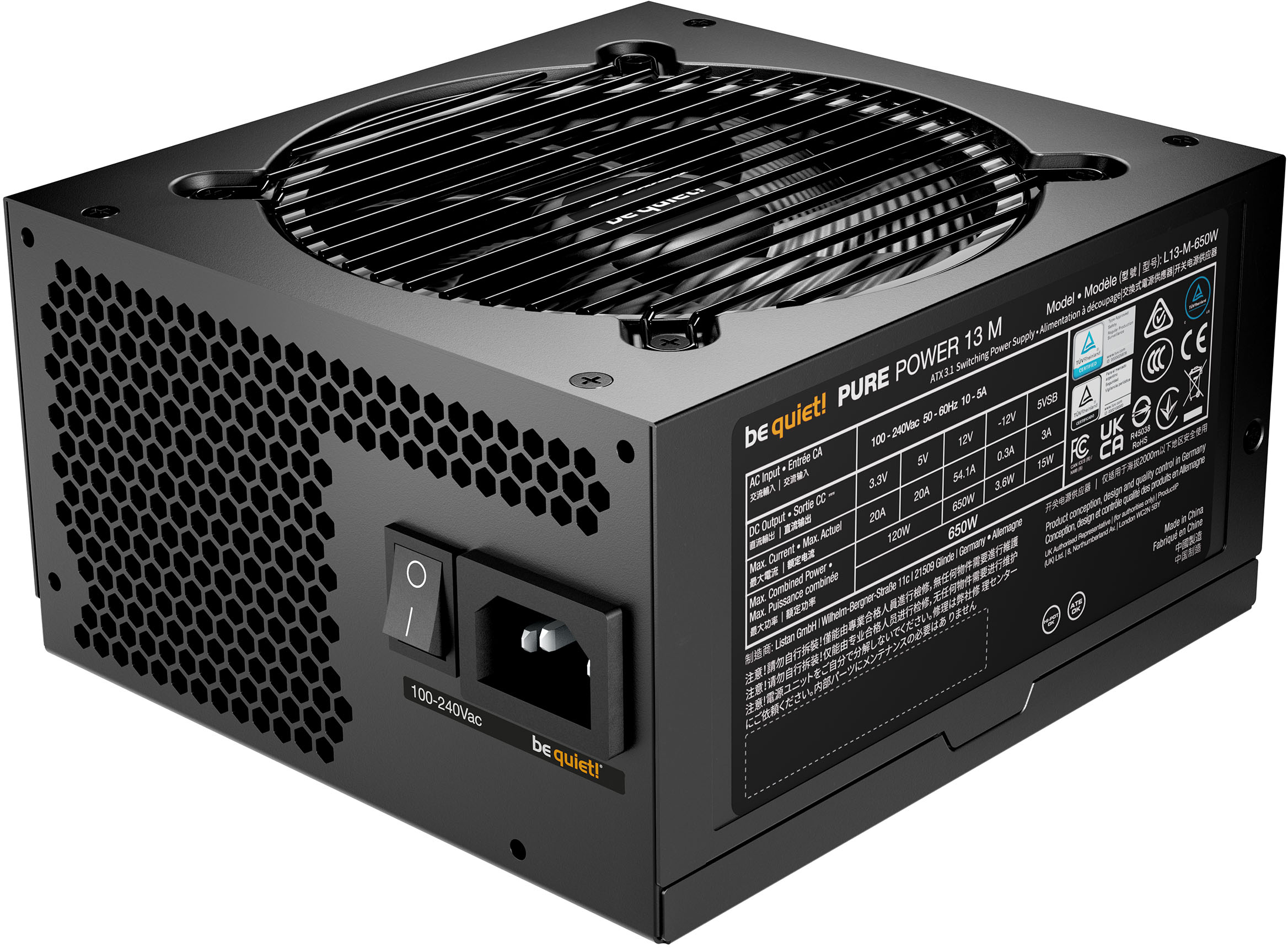 Блок живлення Be quiet! Pure Power 13 M 650W (BP025EU) фото2