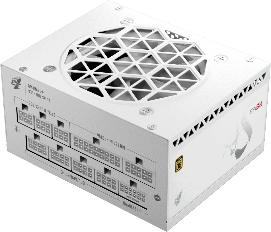 Блок живлення 1stPlayer PS-850SFX 850W White (SFX-GLD-850-WH-EU) фото