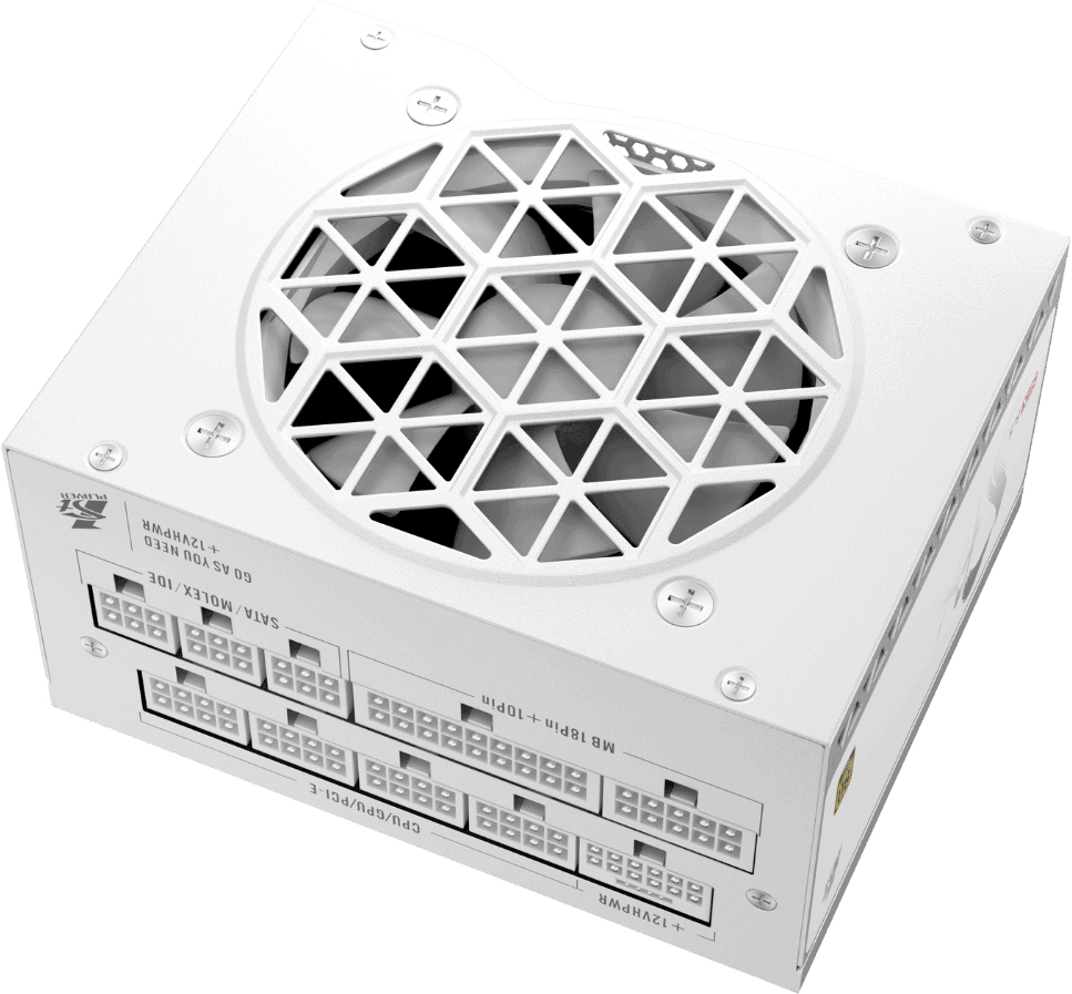 Блок живлення 1stPlayer PS-850SFX 850W White (SFX-GLD-850-WH-EU) фото