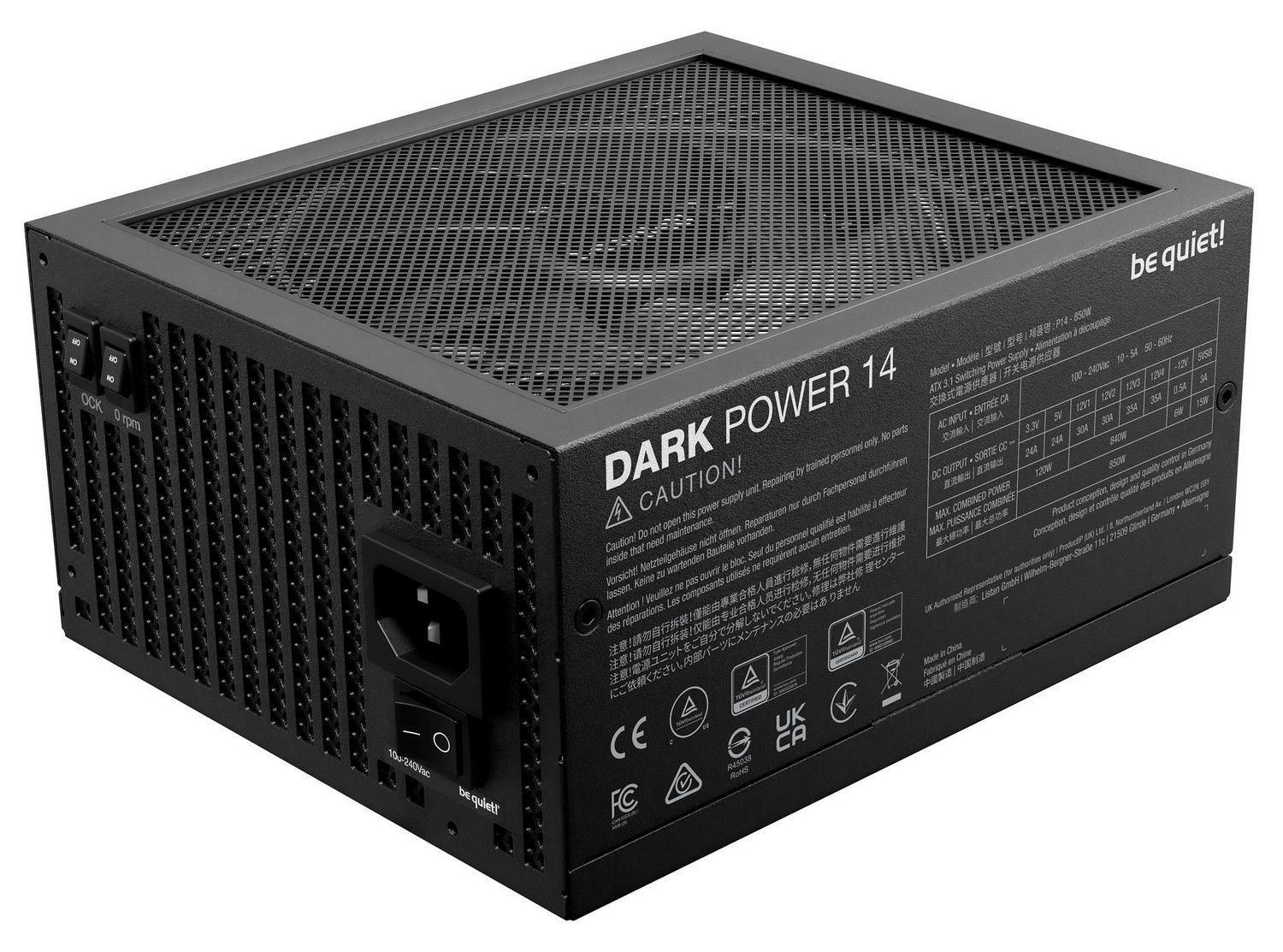 Блок живлення Be quiet! Dark Power 14 850W (BP019EU) фото