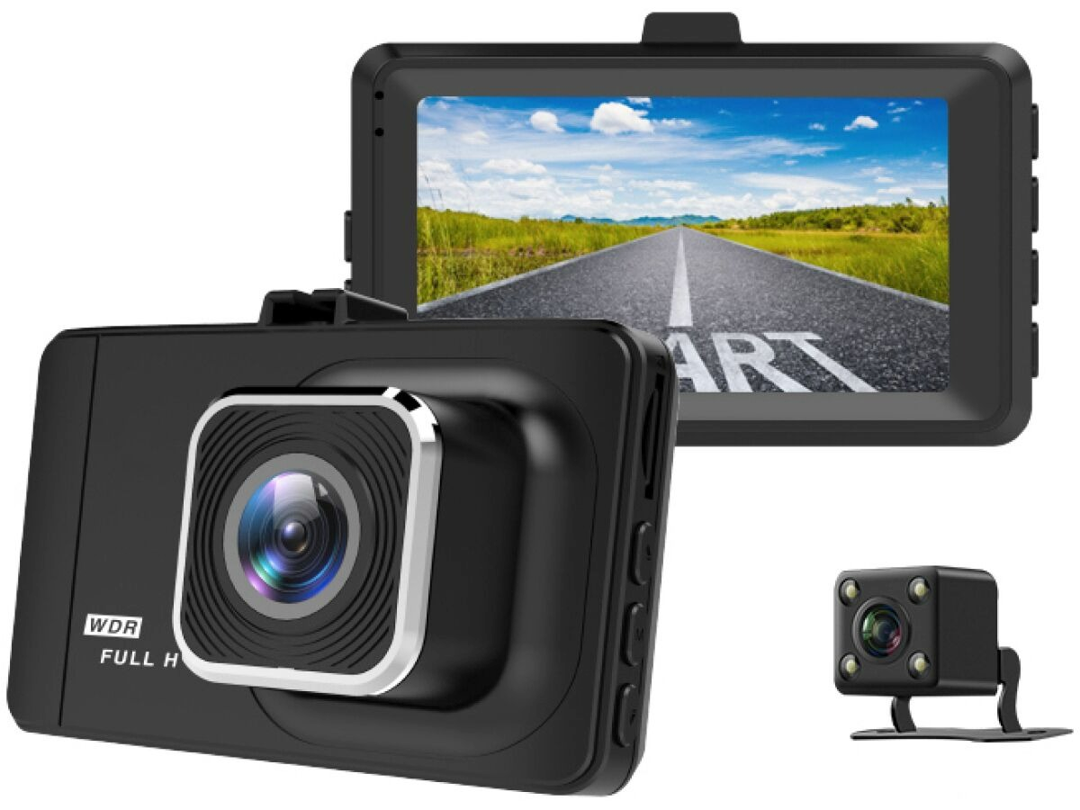 Видеорегистратор CarCam T418 Dual фото