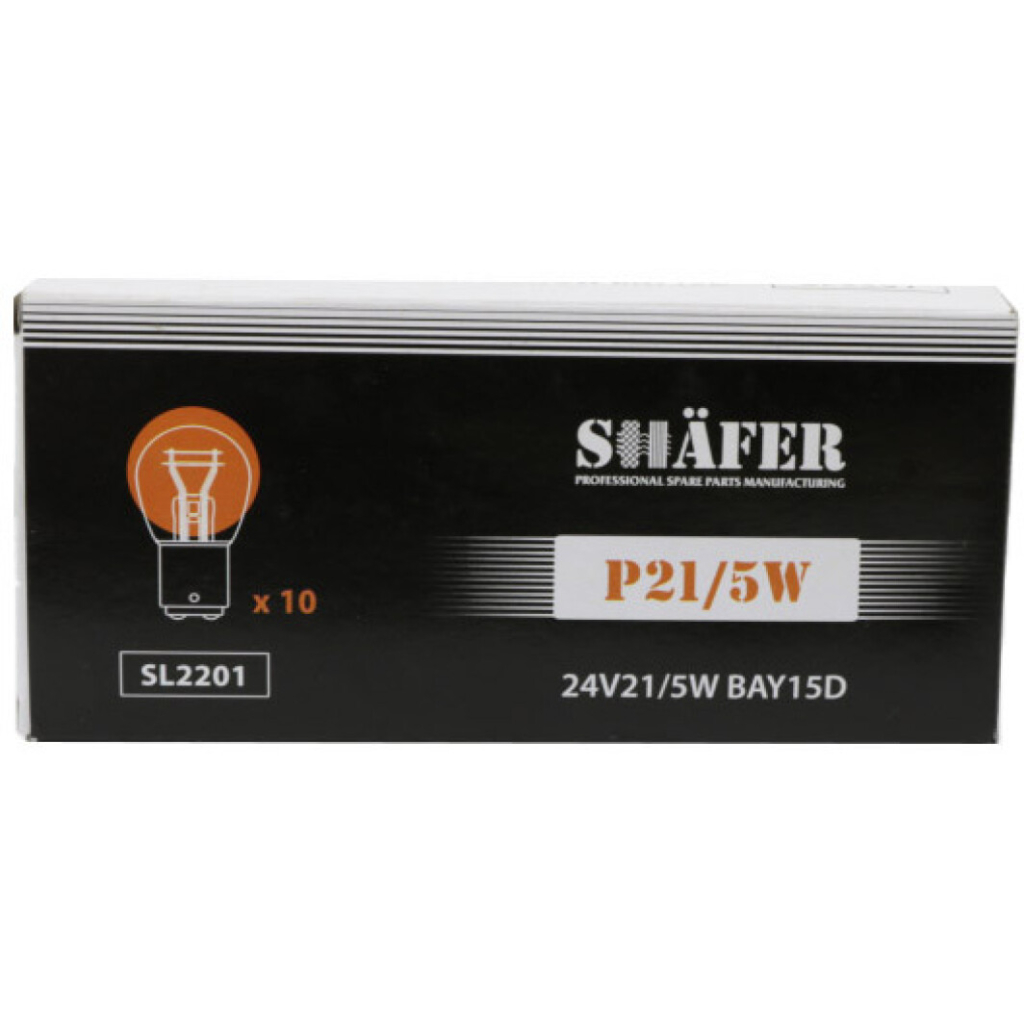 Автолампа SHAFER 24V21/5WP21/5WBAY15D (SL2201) фото2