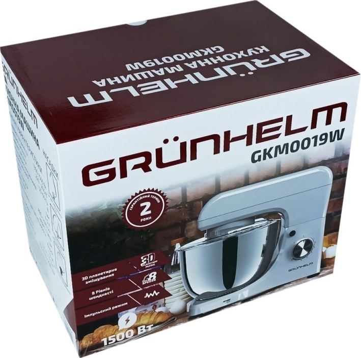 Кухонний комбайн Grunhelm GKM0019W фото5