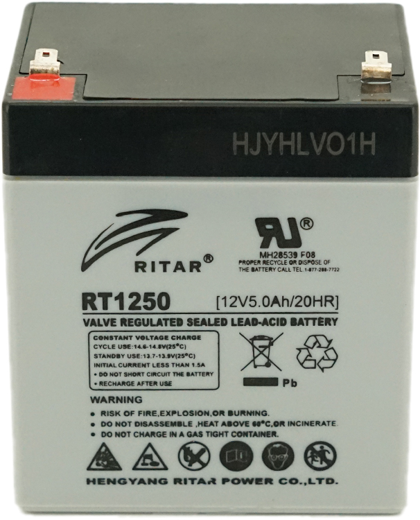 Акумуляторна батарея Ritar 12V 5.0Ah AGM (RT1250) фото2