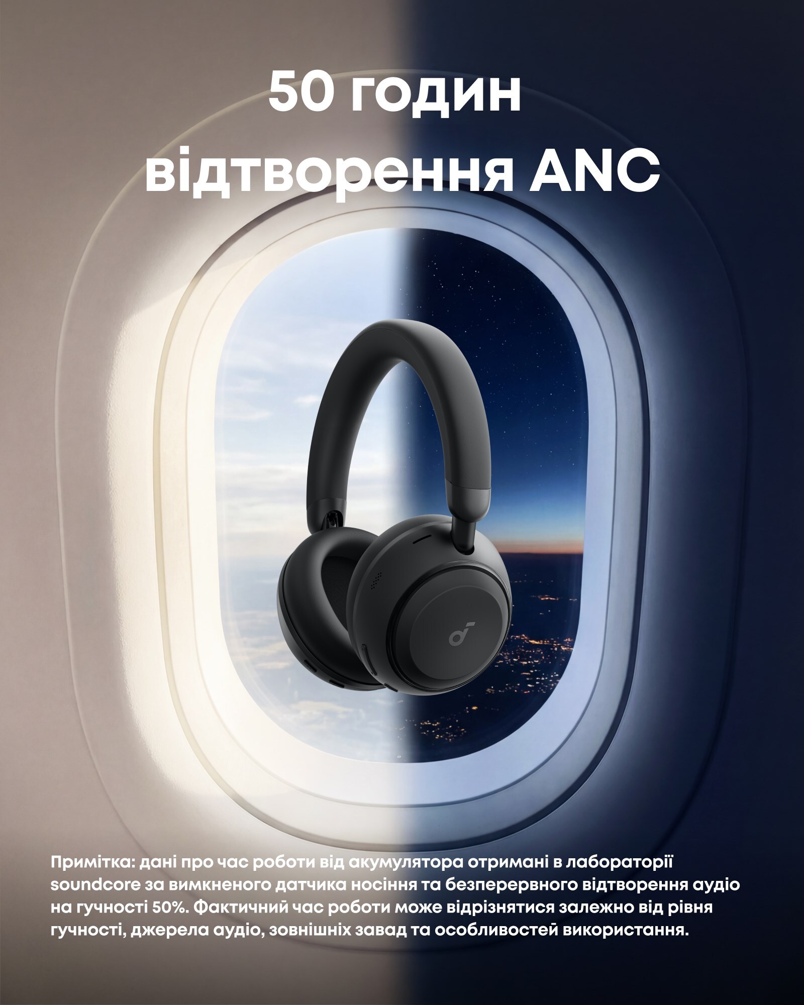 Наушники Anker SoundCore Space 2 Black (D1402G11) фото