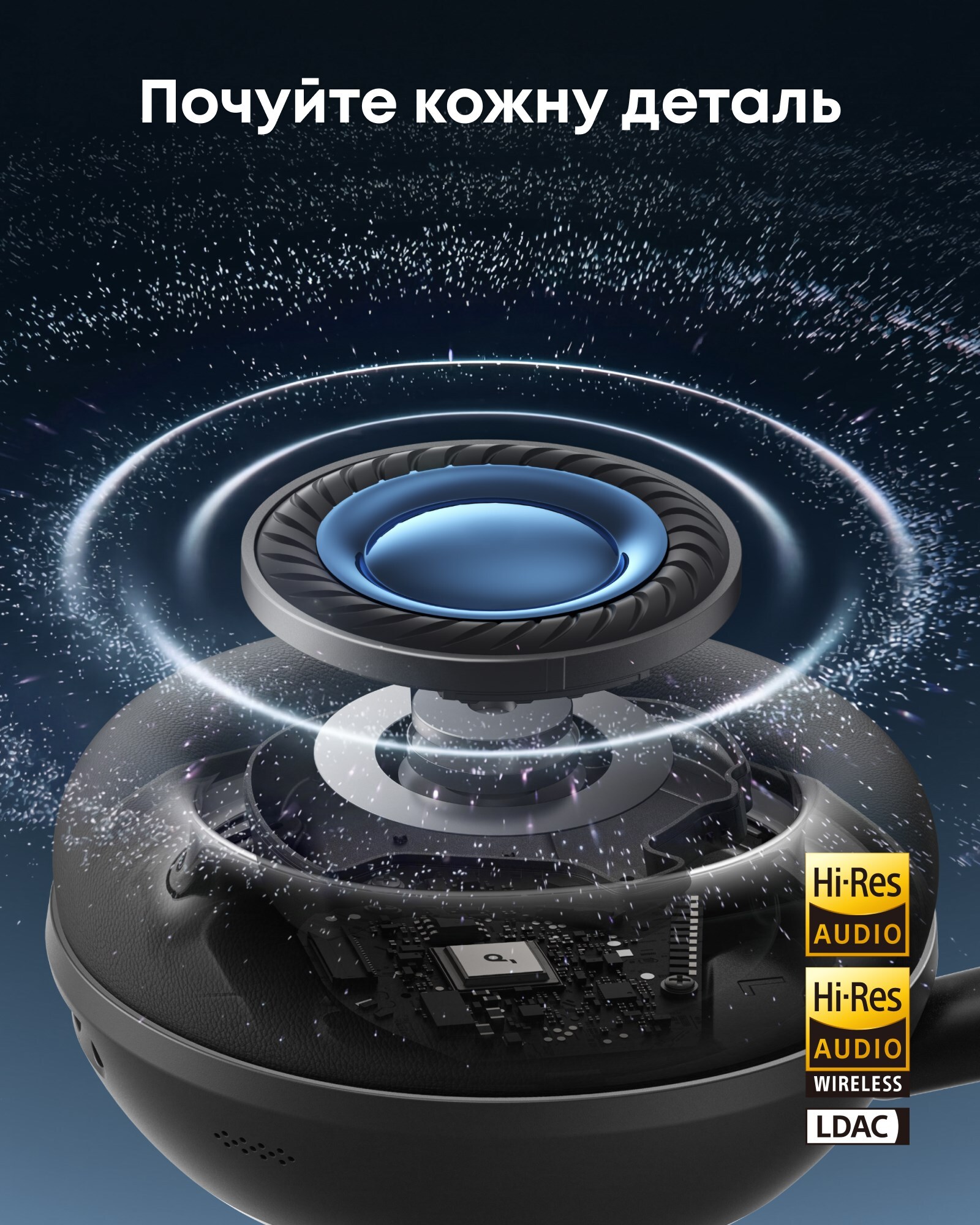 Наушники Anker SoundCore Space 2 Black (D1402G11) фото