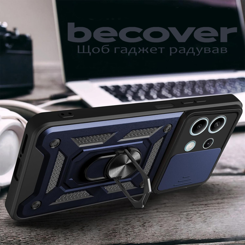 Чохол-накладка BeCover Military для Xiaomi Redmi Note 13 5G Blue (711031) фото2