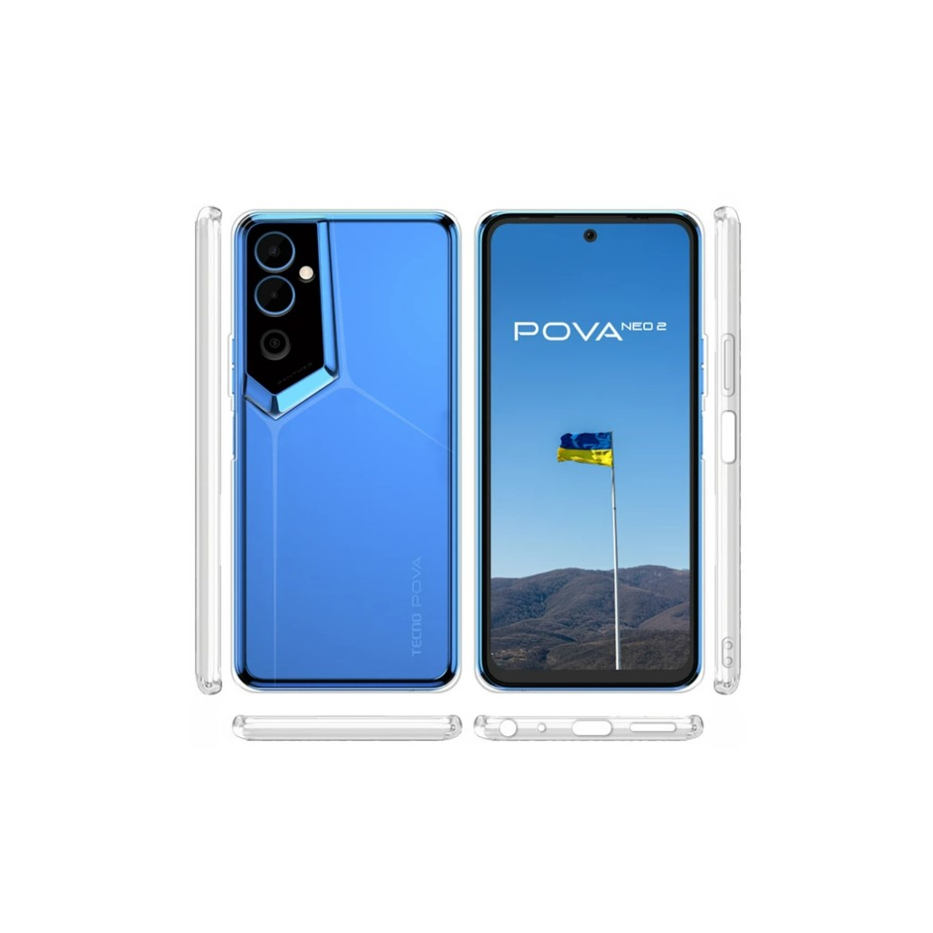 Чохол-накладка BeCover для Tecno Pova Neo 2 (LG6n) Transparancy (708664) фото2