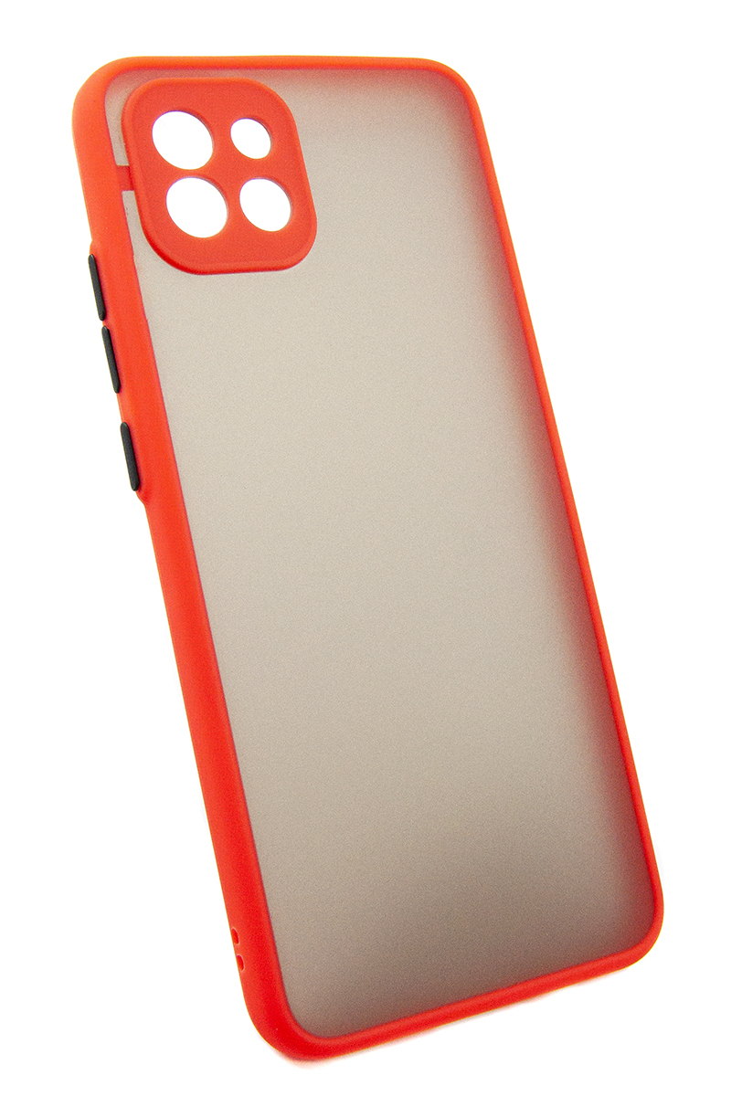 Чохол-накладка Dengos Matt для Samsung Galaxy A03 SM-A035 Red (DG-TPU-MATT-95) фото