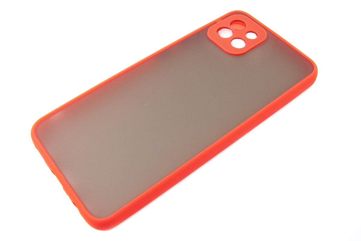 Чохол-накладка Dengos Matt для Samsung Galaxy A03 SM-A035 Red (DG-TPU-MATT-95) фото