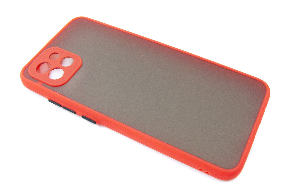 Чохол-накладка Dengos Matt для Samsung Galaxy A03 SM-A035 Red (DG-TPU-MATT-95) фото