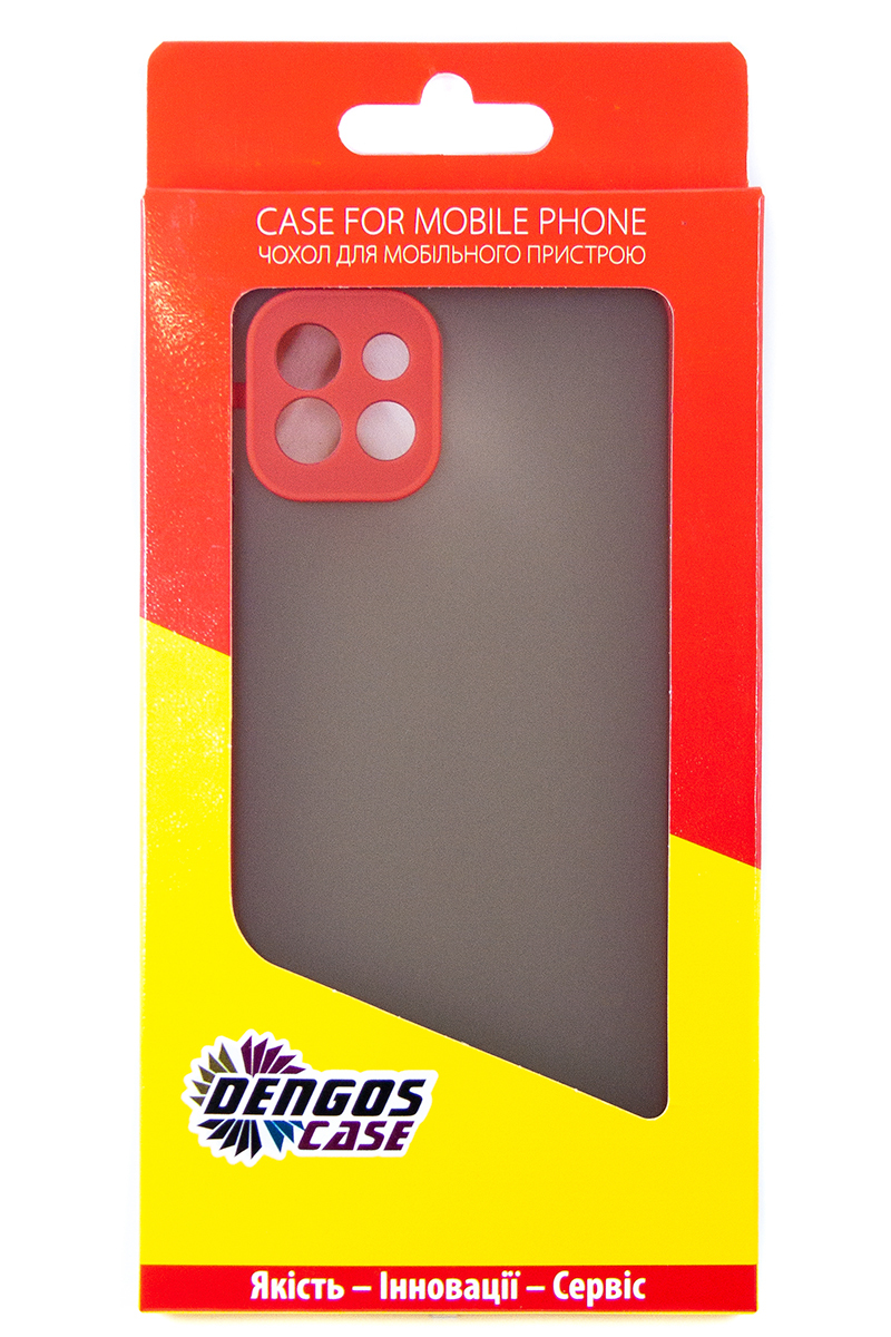 Чохол-накладка Dengos Matt для Samsung Galaxy A03 SM-A035 Red (DG-TPU-MATT-95) фото
