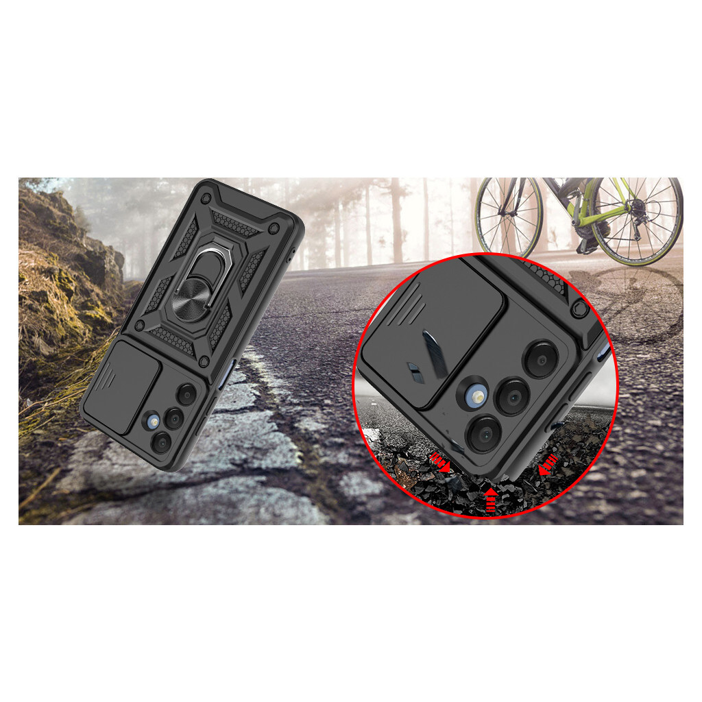 Чохол-накладка BeCover Military для Samsung Galaxy A35 5G SM-A356 Black (711014) фото6