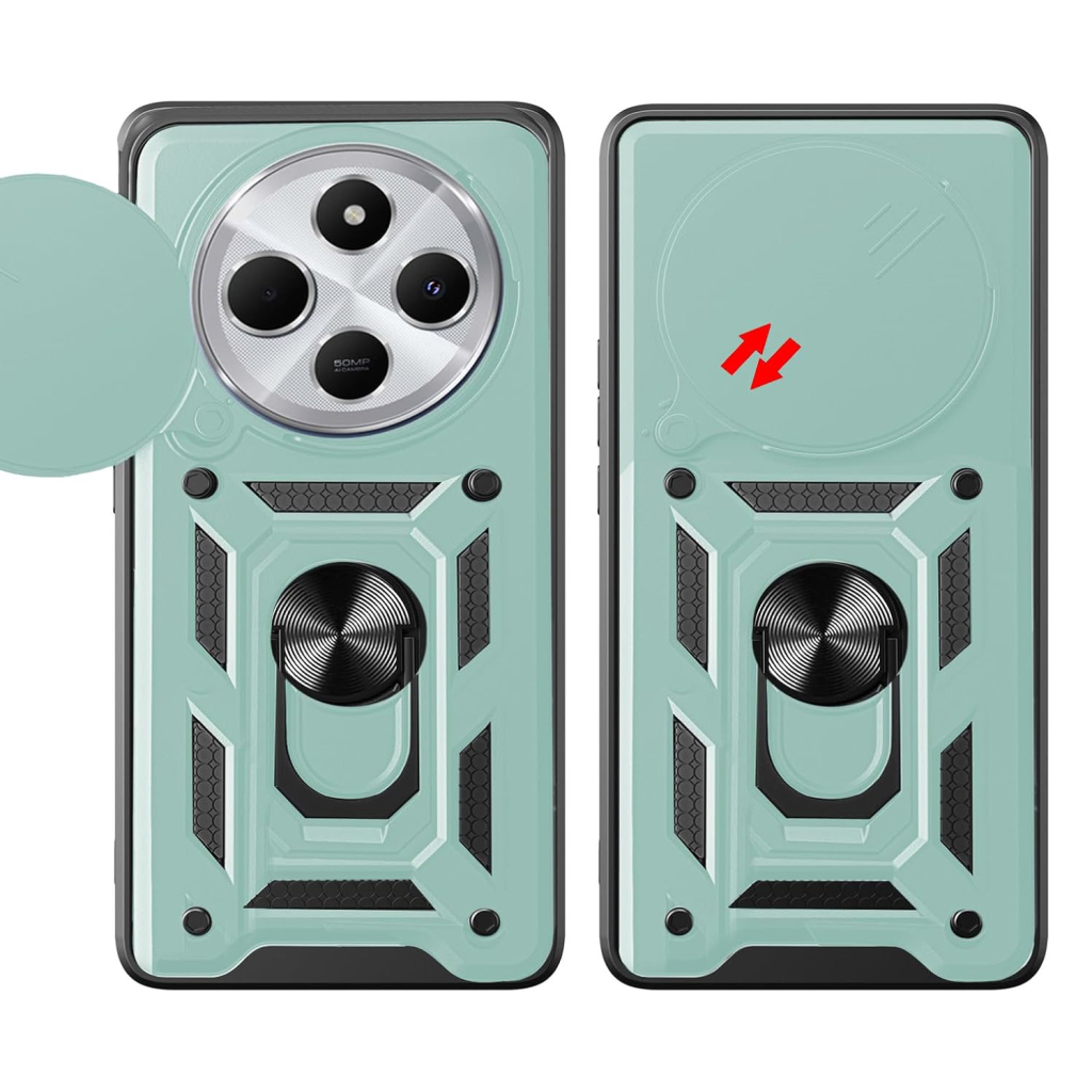 Чохол-накладка BeCover Military для Xiaomi Redmi A4 5G Dark Green (712876) фото2