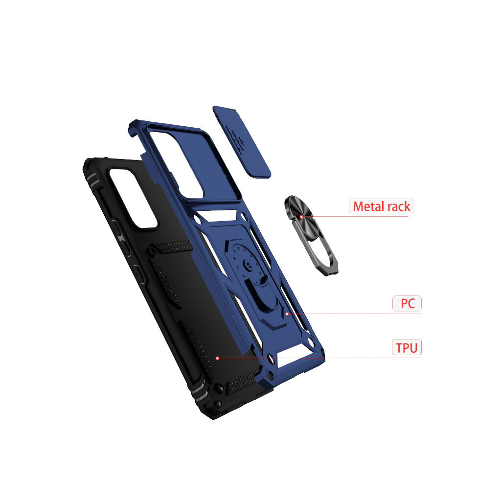 Чохол-накладка BeCover Military для Google Pixel 6A Blue (708825) фото3