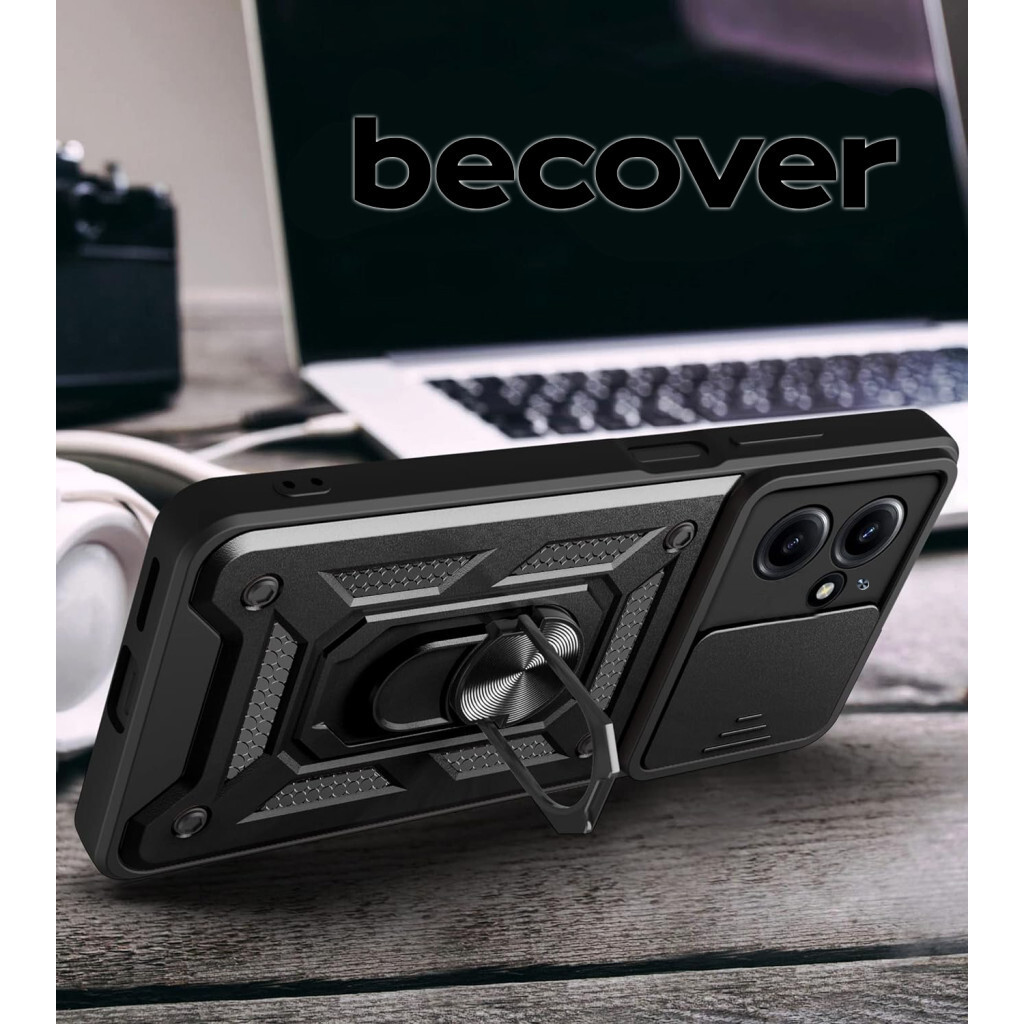 Чохол-накладка BeCover Military для Infinix Smart 8 Plus (X6526) Black (711001) фото