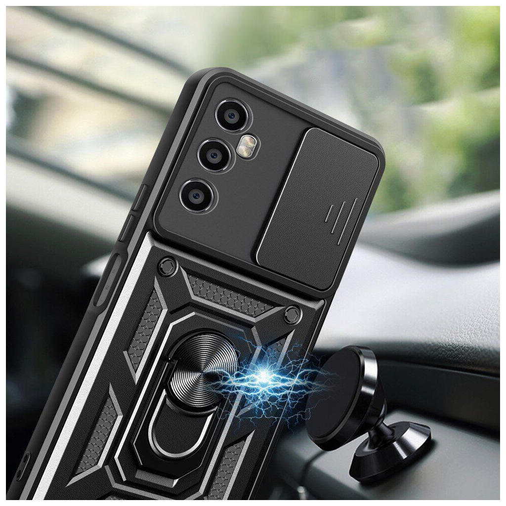 Чохол-накладка BeCover Military для Realme C65 Black (712180) фото4