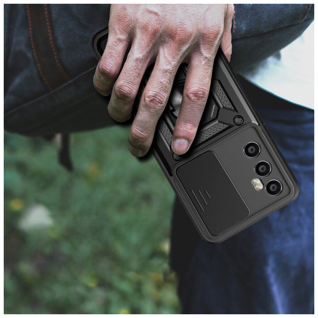 Чохол-накладка BeCover Military для Realme C65 Black (712180) фото5
