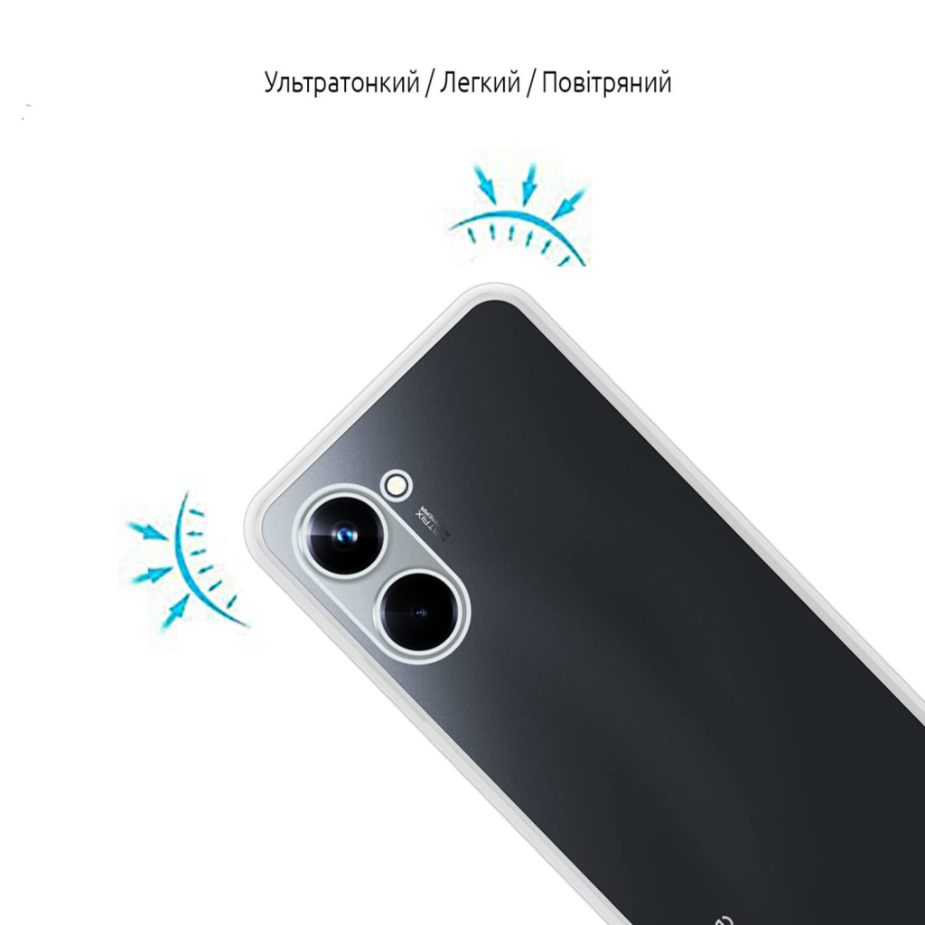 Чохол-накладка BeCover для Realme 10 Transparancy (708670) фото6