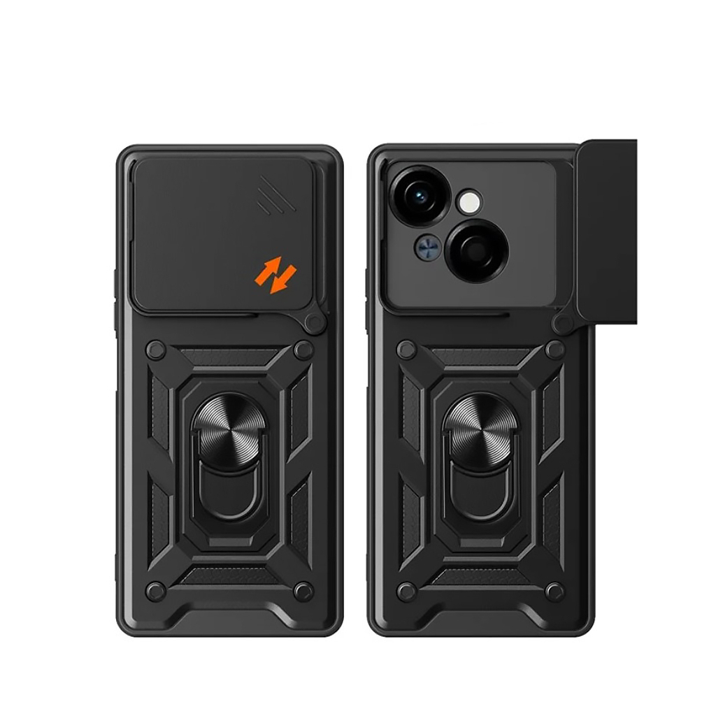 Чохол-накладка BeCover Military для Tecno Spark Go 1 (KL4) Black (713073) фото2