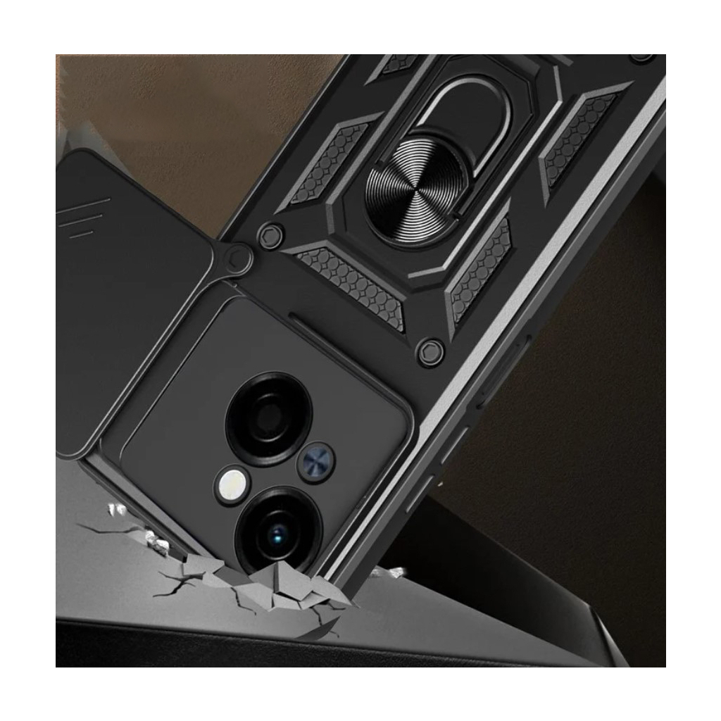 Чохол-накладка BeCover Military для Tecno Spark Go 1 (KL4) Black (713073) фото4