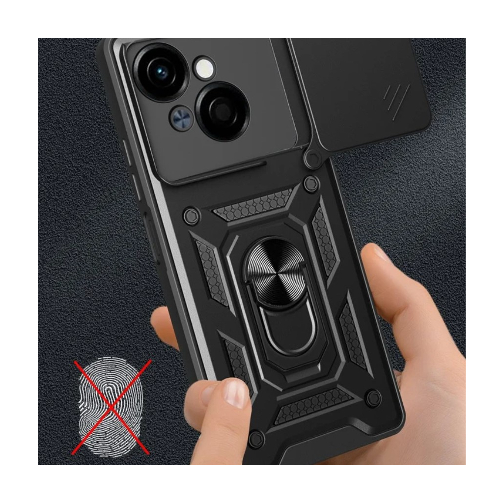 Чохол-накладка BeCover Military для Tecno Spark Go 1 (KL4) Black (713073) фото5