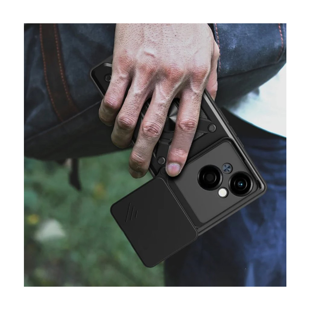 Чохол-накладка BeCover Military для Tecno Spark Go 1 (KL4) Black (713073) фото6