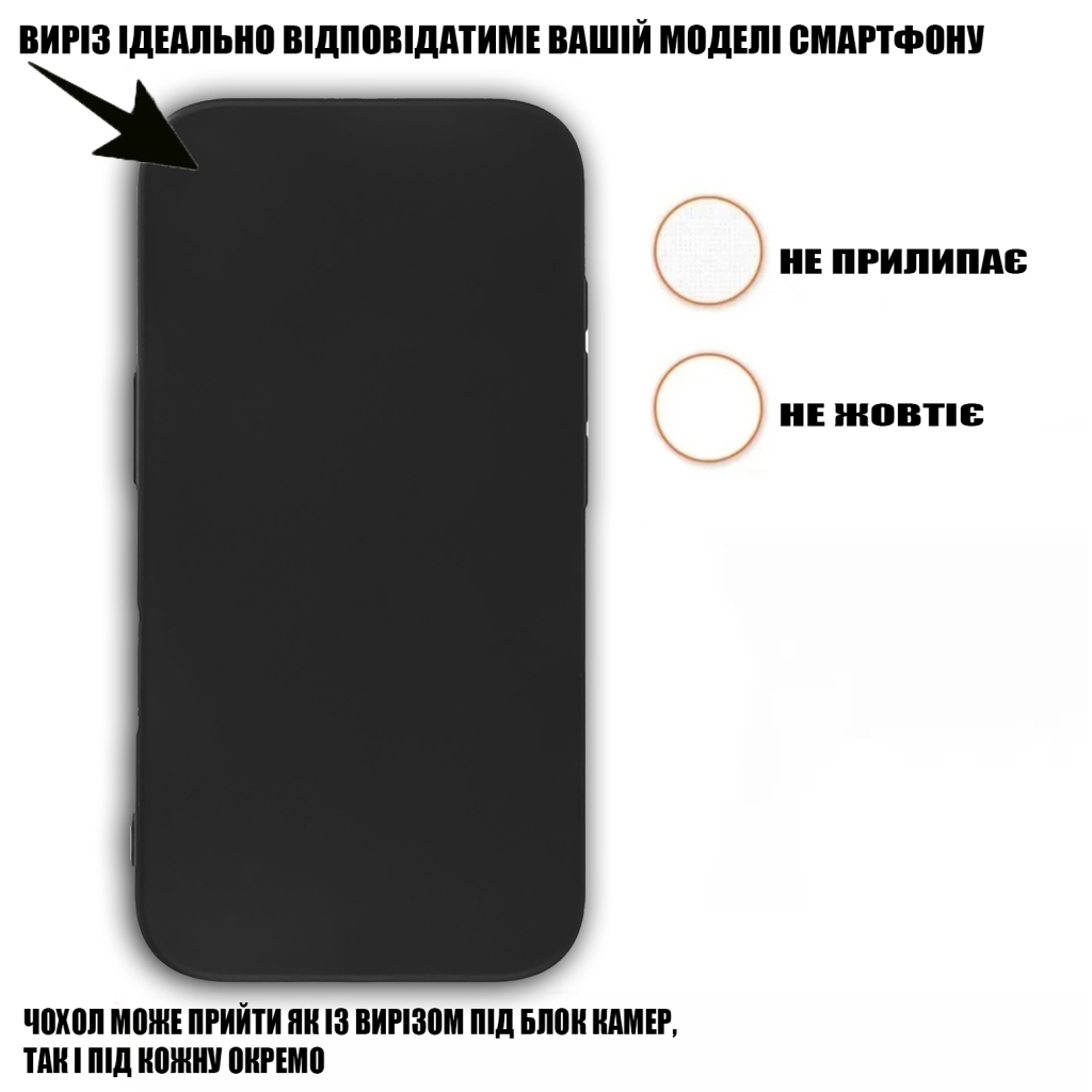 Чохол-накладка BeCover для Xiaomi Redmi 14C 4G / Poco C75 Black (712562) фото4