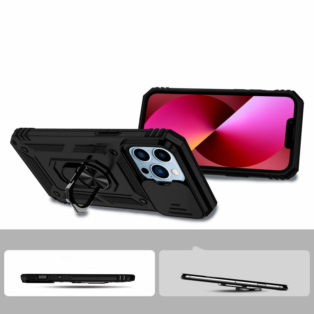 Чохол-накладка BeCover Military для Apple iPhone 13 Pro Max Black (707105) фото2