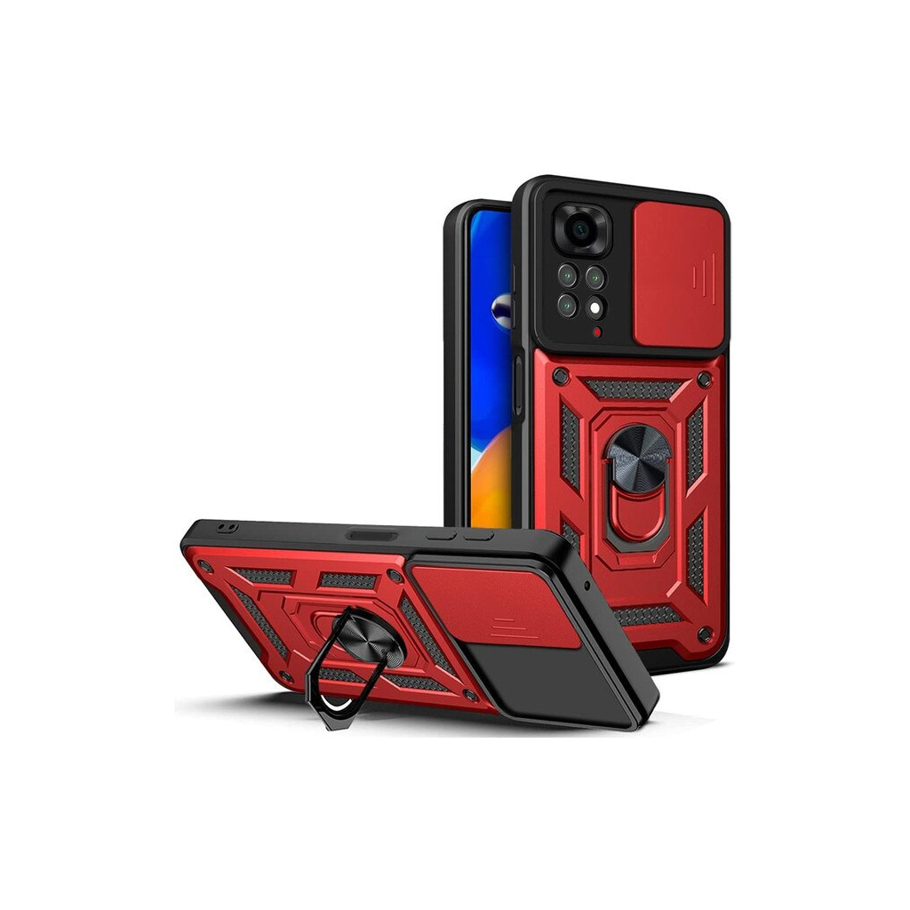 Чохол-накладка BeCover Military для Xiaomi Redmi Note 11/Note 11S Red (707415) фото2