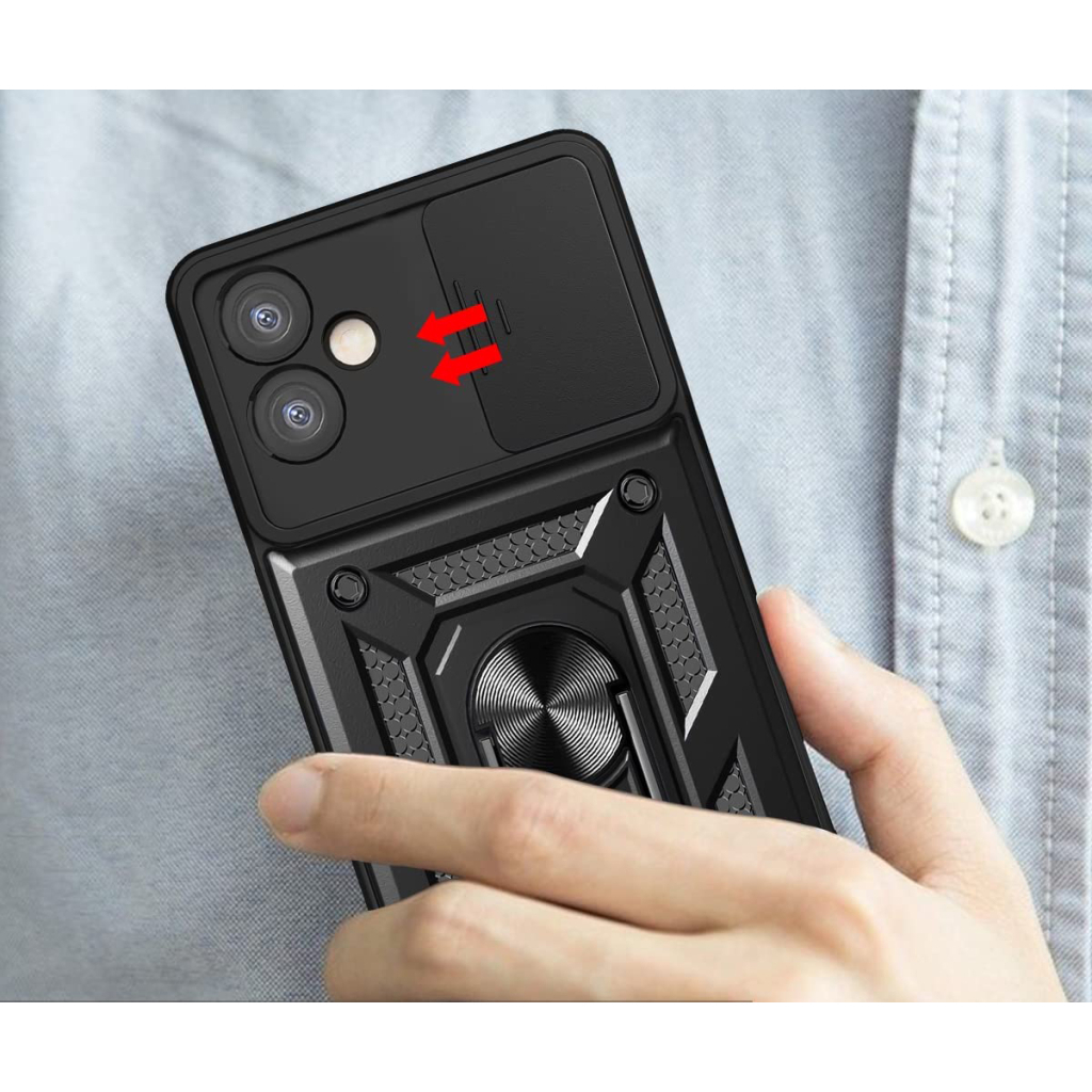 Чохол-накладка BeCover Military для Samsung Galaxy A04e SM-A042 Black (708805) фото4