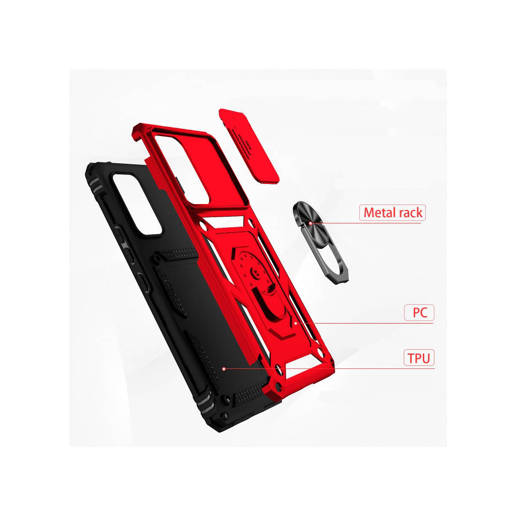 Чохол-накладка BeCover Military для Samsung Galaxy A04 SM-A045 Red (708218) фото3