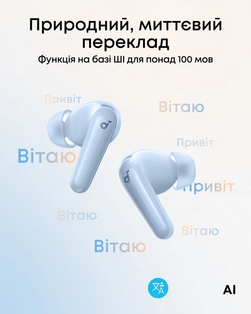 Наушники Anker SoundCore R60i NC Blue (D1202G31) фото9