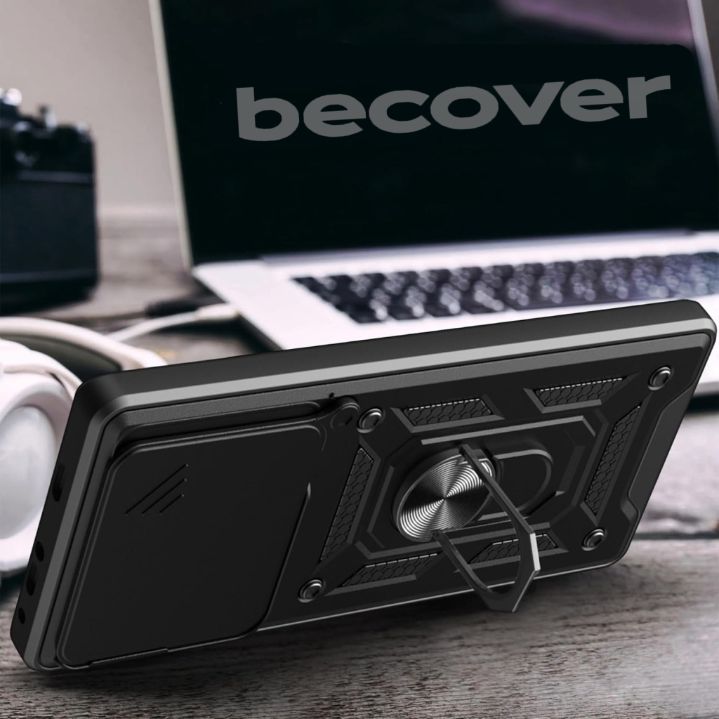 Чохол-накладка BeCover Military для Poco F6 Pro Black (712166) фото3