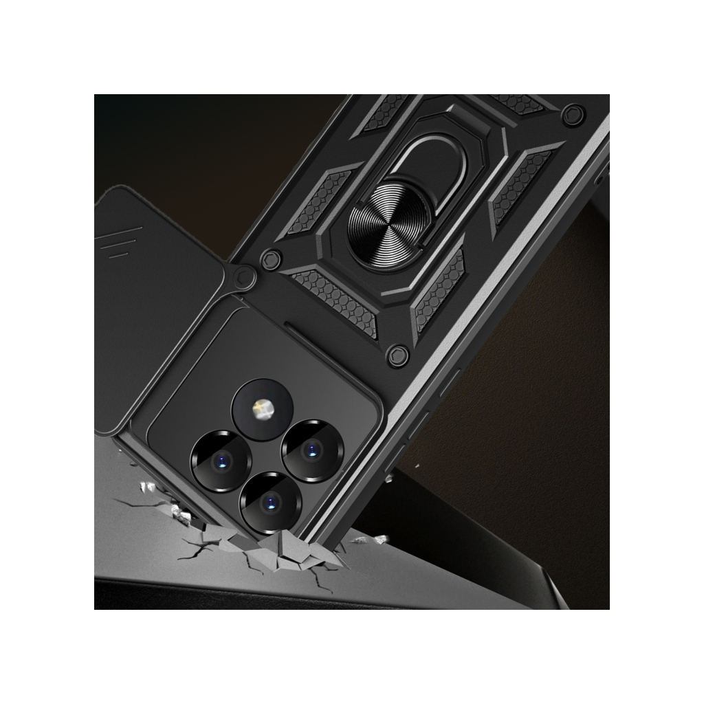 Чохол-накладка BeCover Military для Poco F6 Pro Black (712166) фото5