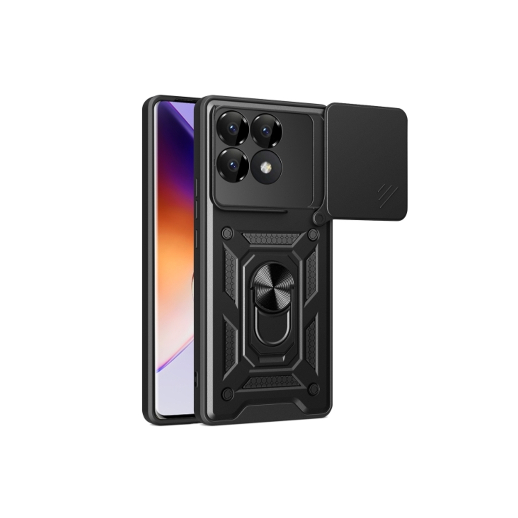 Чохол-накладка BeCover Military для Poco F6 Pro Black (712166) фото6
