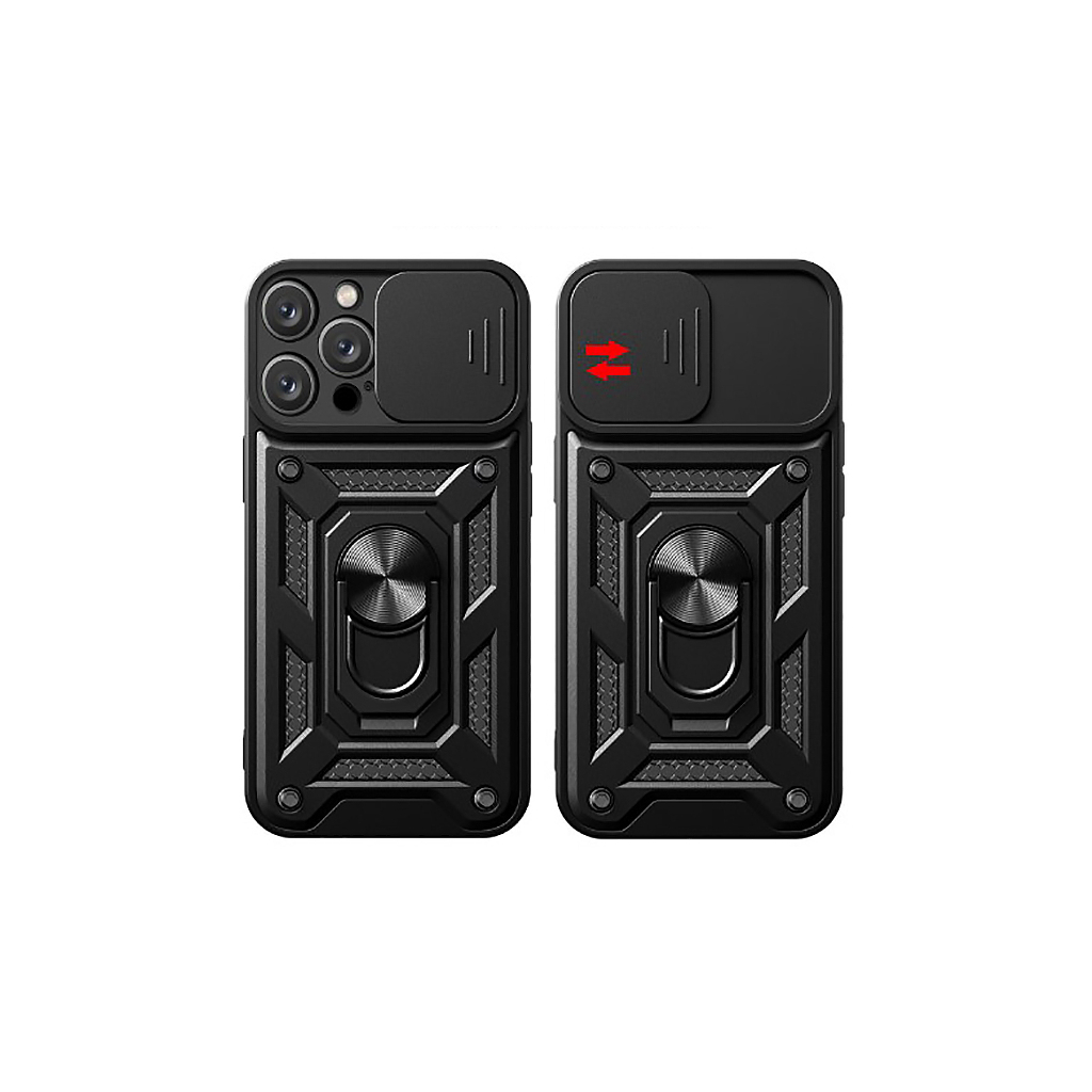 Чохол до мобільного телефона BeCover Military Apple iPhone 14 Pro Max Black (708176) фото