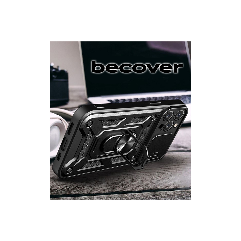 Чохол до мобільного телефона BeCover Military Apple iPhone 14 Pro Max Black (708176) фото