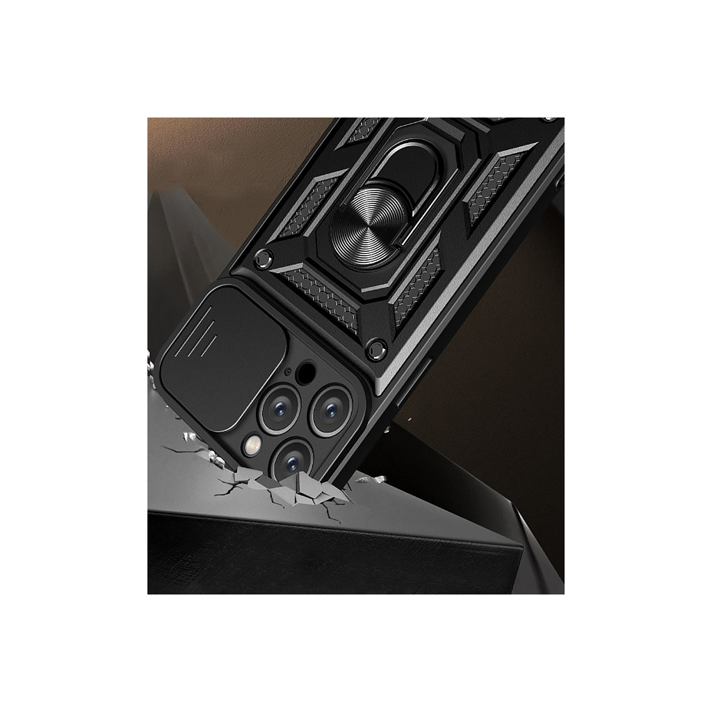 Чохол до мобільного телефона BeCover Military Apple iPhone 14 Pro Max Black (708176) фото