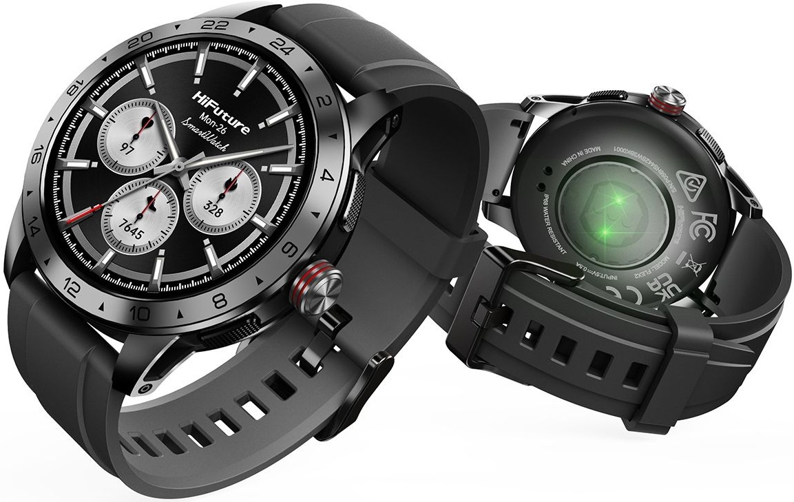 Смарт-годинник HiFuture Flex2 Black (flex2.black) фото