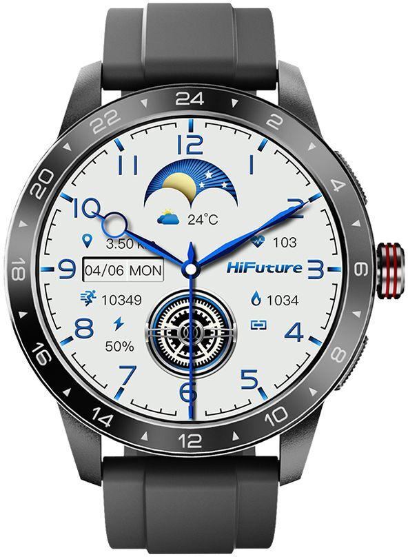 Смарт-годинник HiFuture Flex2 Black (flex2.black) фото