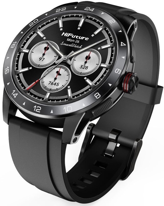 Смарт-годинник HiFuture Flex2 Black (flex2.black) фото