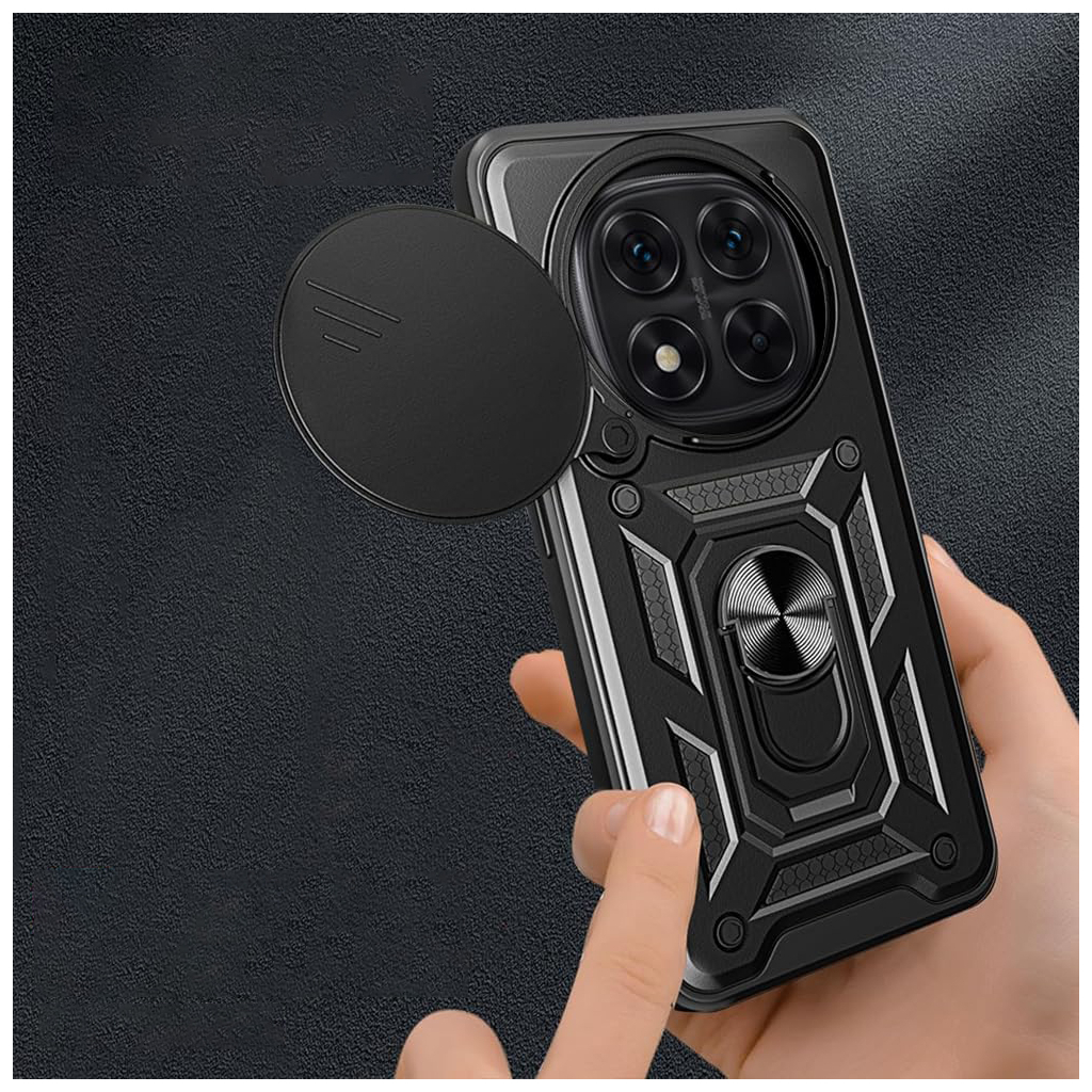 Чохол-накладка BeCover Military для Xiaomi Redmi Note 14 Pro 5G Black (712869) фото4