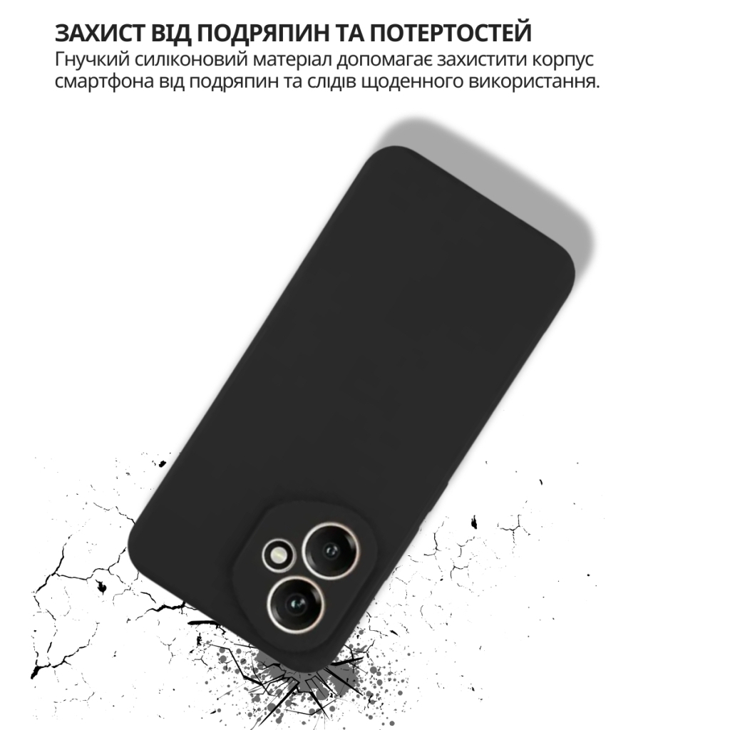 Чохол-накладка BeCover для Honor 400 Black (714944) фото3