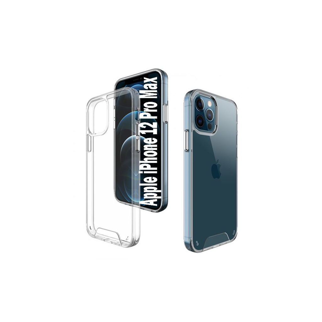 Чохол-накладка BeCover Space Case для Apple iPhone 12 Pro Max Transparancy (707794) фото2