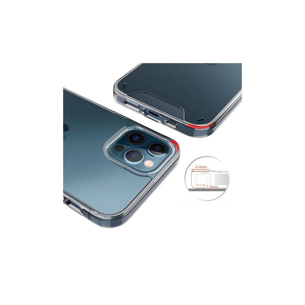 Чохол-накладка BeCover Space Case для Apple iPhone 12 Pro Max Transparancy (707794) фото5