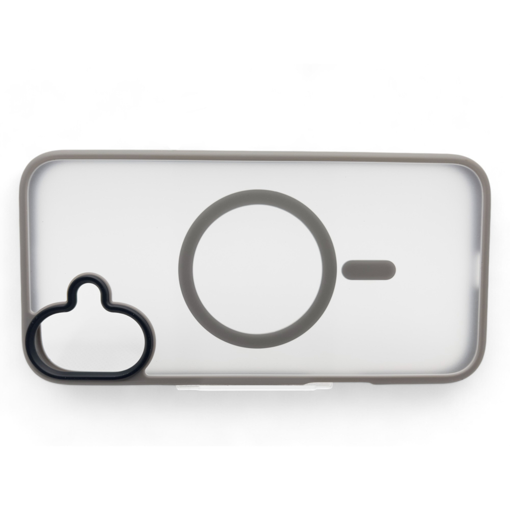 Чохол-накладка BeCover Metal Buttons Case MagSafe для Apple iPhone 16 Gray (712092) фото4
